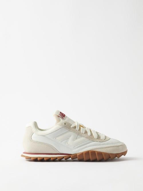 New Balance - Rc30 Suede And Nylon Trainers - Womens - Beige White