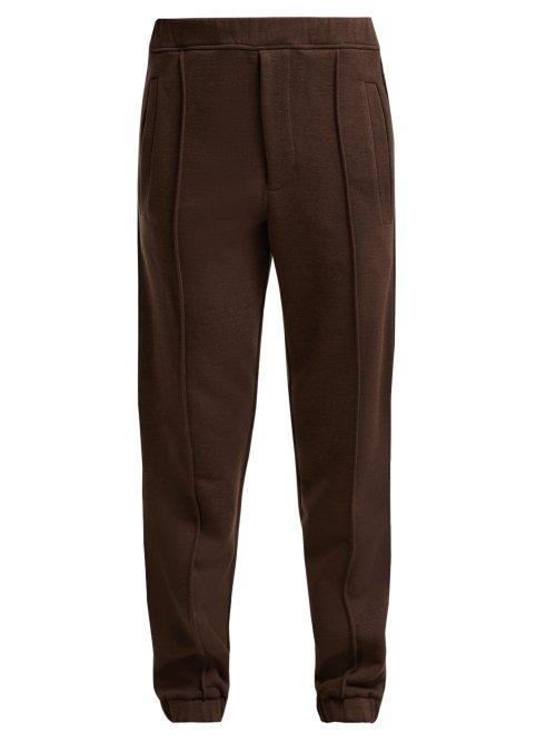 Matchesfashion.com Fendi - Logo Tape Track Pants - Womens - Brown