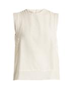Lila Eugénie 1841 Appliqu-embellished Cotton-blend Voile Top