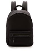 Lanvin Leather-trimmed Canvas Backpack