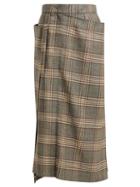 Matchesfashion.com Joseph - Beck Tartan Wool Kilt Skirt - Womens - Grey Multi