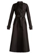 Gabriela Hearst Cassatt Silk And Wool-blend Trench Coat