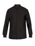 Haider Ackermann Polka-dot Jacquard Silk-blend Shirt