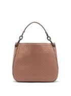 Matchesfashion.com Bottega Veneta - Loop Small Intrecciato Leather Shoulder Bag - Womens - Nude