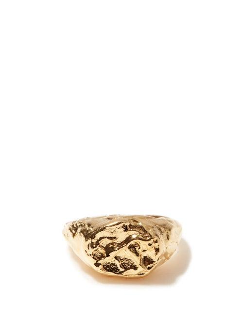 Matchesfashion.com Alighieri - Taurus 24kt Gold-plated Zodiac Ring - Womens - Gold