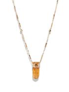 Matchesfashion.com Jacquie Aiche - Diamond, Imperial Topaz & 14kt Rose-gold Necklace - Womens - Rose Gold