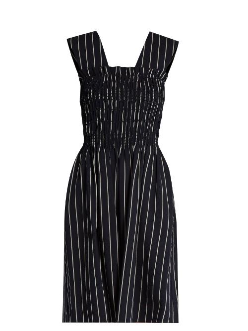 Trademark Dylan Striped Wool-blend Dress