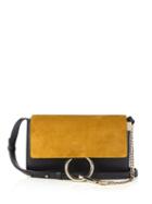 Chloé Faye Small Suede And Leather Shoulder Bag