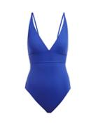 Matchesfashion.com Eres - Duni Triangular Cup Swimsuit - Womens - Blue