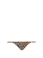 Matchesfashion.com Reina Olga - Scrunchie Side Leopard Print Bikini Briefs - Womens - Leopard