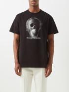 Alexander Mcqueen - Skull-print Cotton-jersey T-shirt - Mens - Black Silver