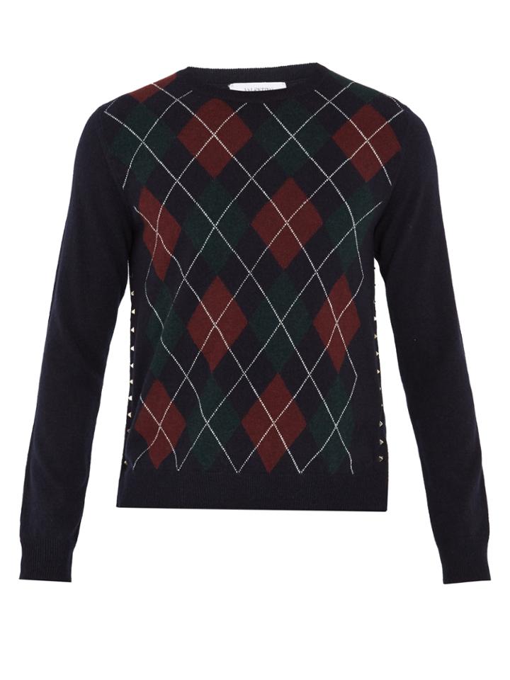 Valentino Rockstud Untitled #7 Wool Sweater