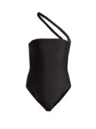 Matchesfashion.com Jade Swim - Halo One Shoulder Swimsuit - Womens - Black