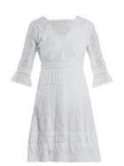 Talitha Edwardian Floral-embroidered Cotton Dress