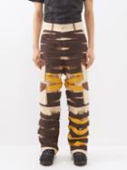 Youths In Balaclava - Strap Cotton-twill Cargo Trousers - Mens - Khaki