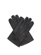 Matchesfashion.com Dents - Shaftesbury Touchscreen Leather Gloves - Mens - Black