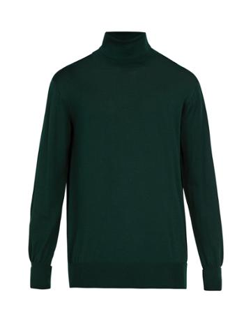 Thom Sweeney Wool Roll-neck Sweater