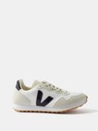 Veja - Sdu Alveomesh And Faux-suede Trainers - Womens - White