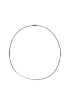 Matchesfashion.com Tom Wood - Box-chain Sterling-silver Necklace - Mens - Silver