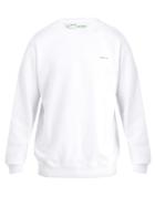 Off-white Crew-neck Cotton-jersey Sweatshirt