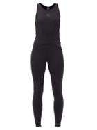 Matchesfashion.com Adidas By Stella Mccartney - Truepurpose Cut-out Technical Jumpsuit - Womens - Black