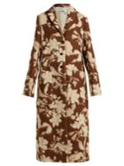 Jil Sander Fullerton Floral Wool And Alpaca-blend Coat