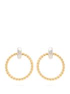 Matchesfashion.com Balenciaga - Twisted Hoop Earrings - Womens - Gold