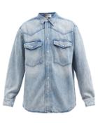 Isabel Marant - Tanem Denim Shirt - Mens - Light Blue