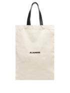 Matchesfashion.com Jil Sander - Flat Shopper Large Canvas Tote Bag - Womens - Black Multi