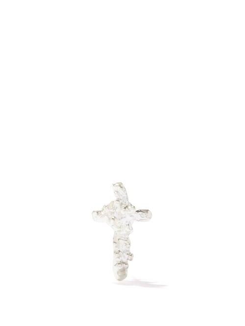 Alighieri - The Frosted Dagger Sterling-silver Single Earring - Womens - Silver