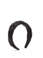 Matchesfashion.com Sophie Buhai - Braided Silk-satin Headband - Womens - Black