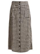 Ace & Jig Bo Houndstooth Cotton Midi Skirt