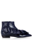 J.w.anderson Ruffled Leather Ankle Boots