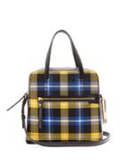 Joseph Ryder 25 Checked Leather-trimmed Cross-body Bag