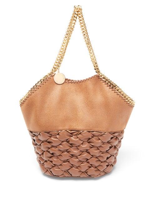 Stella Mccartney - Falabella Faux-leather Tote Bag - Womens - Tan