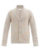 Matchesfashion.com Gabriela Hearst - Casa Shawl-lapel Cashmere Cardigan - Mens - Grey Multi