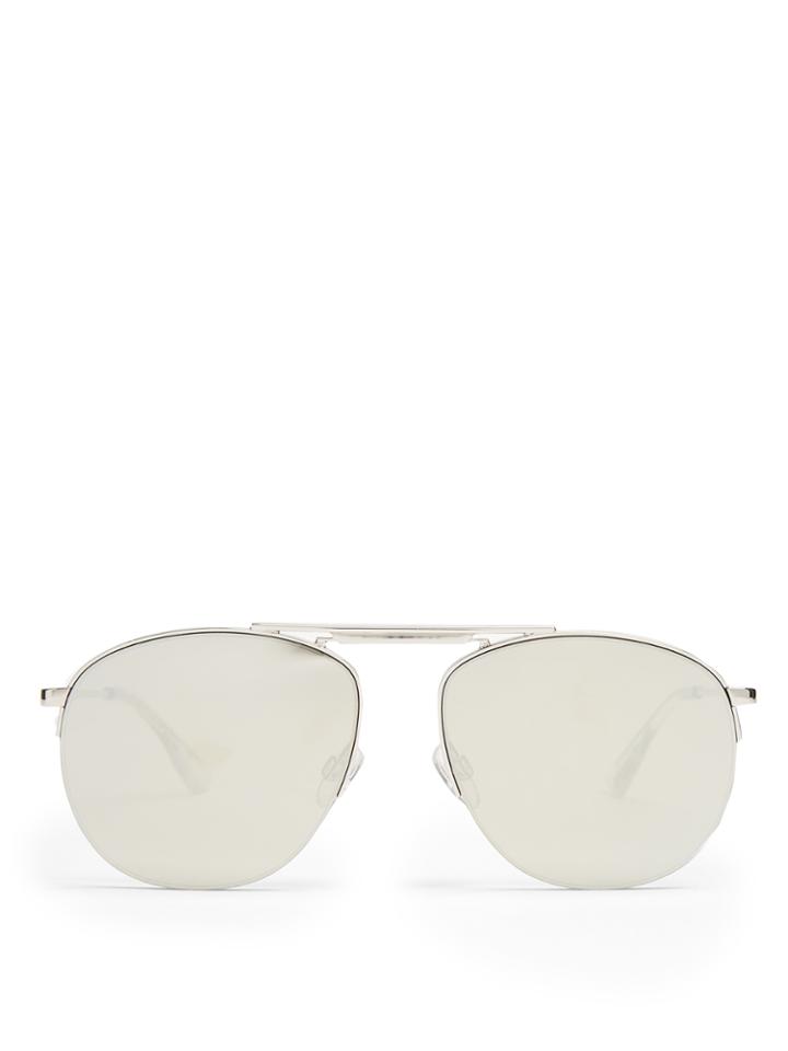 Le Specs Liberation Mirrored Aviator Sunglasses