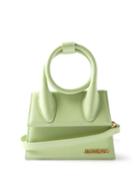 Jacquemus - Chiquito Naud Leather Bag - Womens - Light Green