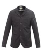 Oliver Spencer - Solms Single-breasted Organic Cotton-twill Jacket - Mens - Black