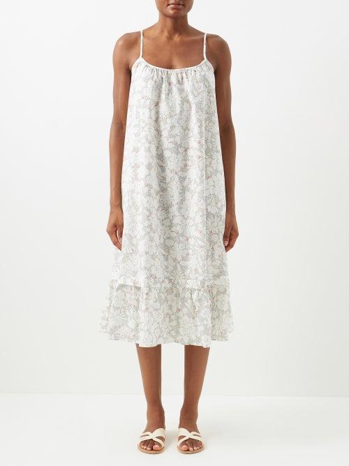 Loup Charmant - Celia Floral-print Cotton Dress - Womens - Floral