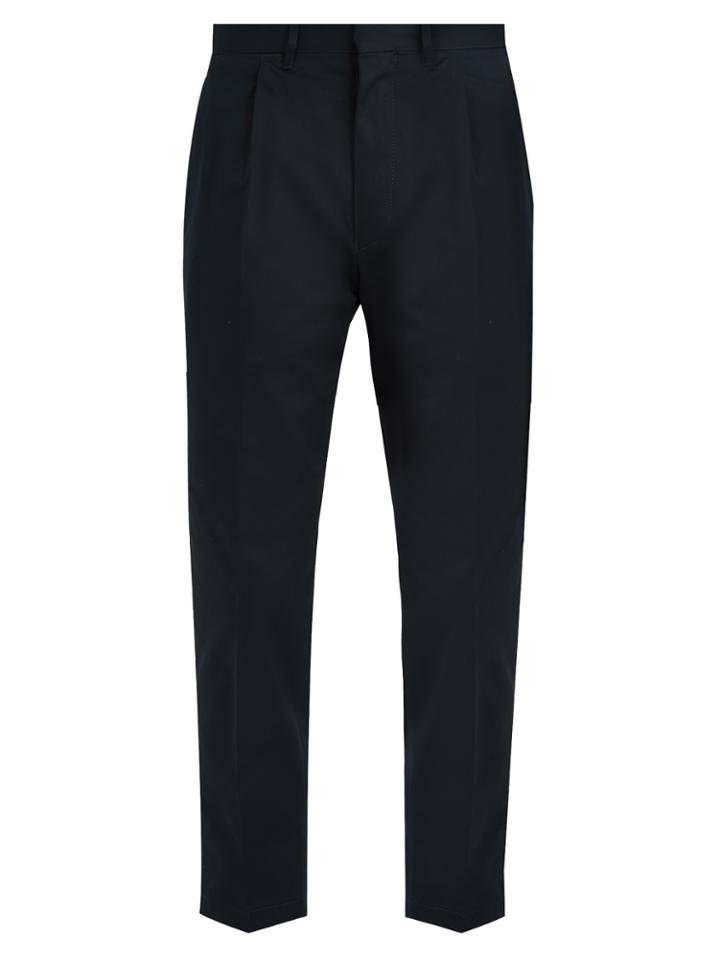 The Gigi Tonga Slim-fit Cropped Cotton-drill Chino Trousers