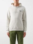 A.p.c. - Marvin Logo-print Cotton-jersey Hooded Sweatshirt - Mens - Grey