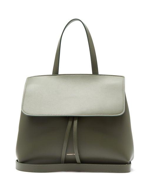 Matchesfashion.com Mansur Gavriel - Mini Lady Leather Cross Body Bag - Womens - Green