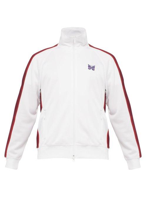 Matchesfashion.com Needles - Butterfly Embroidered Track Jacket - Mens - White