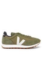 Veja - Rio Branco Ripstop And Suede Trainers - Mens - Khaki
