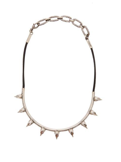 Matchesfashion.com Gucci - Angry Eagle Sterling Silver Necklace - Mens - Silver