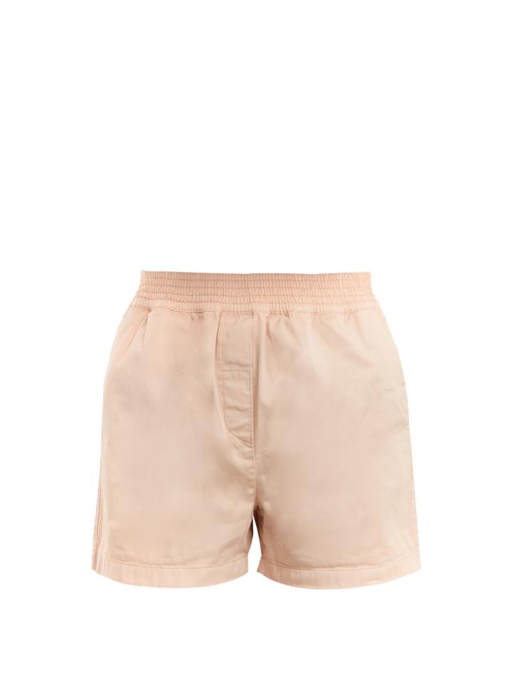 Acne Studios Marit High-rise Cotton Shorts