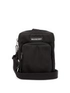 Matchesfashion.com Balenciaga - Logo Patch Canvas Cross Body Bag - Mens - Black