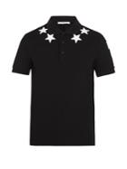 Givenchy Cuban-fit Star-appliqu Cotton Polo Shirt