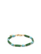 Missoma - Turqouise, Jade & 18kt Gold-plated Bracelet - Womens - Green